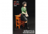 Hobby Fan kit personnages HF1204 Taïwan lycéenne figurine resine GK avec accessoires 1/12