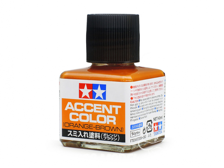 Tamiya 87209 Jus Enamel Orange/Brun pour exprimer la rouille dans la partie profonde 40ml