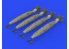 Eduard kit d'amelioration avion brassin 648598 GBU-54 Protégé thermiquement 1/48