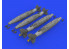 Eduard kit d'amelioration avion brassin 648598 GBU-54 Protégé thermiquement 1/48