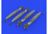 Eduard kit d'amelioration avion brassin 648598 GBU-54 Protégé thermiquement 1/48