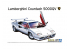 Aoshima maquette voiture 59456 '85 LAMBORGHINI Countach 5000QV 1/24