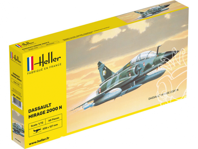 HELLER maquette avion 80321 Mirage 2000N 1/72