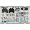 EDUARD photodecoupe avion FE1141 Zoom am&eacute;lioration P-51D-5 Weekend Eduard 1/48