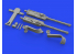 Eduard kit d'amelioration avion brassin 648584 Lysander Twin Browning machine gun Eduard 1/48