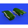 Eduard kit d'amelioration avion brassin 648606 Pipes d'&eacute;chappement Messerschmitt Bf 110G-4 Eduard 1/48