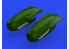 Eduard kit d'amelioration avion brassin 648607 Pipes d'échappement Messerschmitt Bf 110C/D/E Eduard 1/48