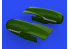 Eduard kit d'amelioration avion brassin 648607 Pipes d'échappement Messerschmitt Bf 110C/D/E Eduard 1/48