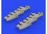 Eduard kit d'amelioration brassin 672250 Pipes d'échappement Spitfire Mk.Vc Airfix 1/72