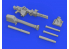 Eduard kit d'amelioration avion brassin 648604 Gun muzzles Messerschmitt Bf 110G-4 Eduard 1/48