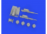 Eduard kit d'amelioration avion brassin 648605 Schräge Musik Messerschmitt Bf 110G-4 Eduard 1/48