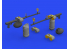 Eduard kit d'amelioration avion brassin 648609 Bomber guns Dornier Do 17Z Eduard / Icm 1/48