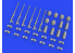 Eduard kit d'amelioration avion brassin 648609 Bomber guns Dornier Do 17Z Eduard / Icm 1/48