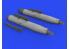 Eduard kit d'amelioration avion brassin 648612 SUU-23 gun pod 1/48