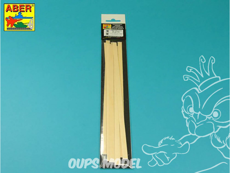 Aber accessoire WL1,5x6 Lattes de tilleul 1,5 x 6 x 245 mm x 7 pcs.