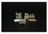 Brengun accessoire diorama BRS144054 Tracteur de pont d'envol britannique Clarkat type B 1/144