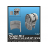 Cmk kit d&rsquo;am&eacute;lioration 5132 R&eacute;servoirs de carburant et d'huile pour fuselage Tempest Mk.V pour kit Special Hobby 1/32