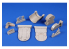 Cmk kit d’amélioration 5132 Réservoirs de carburant et d'huile pour fuselage Tempest Mk.V pour kit Special Hobby 1/32