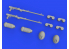Eduard kit d'amelioration brassin 632166 MG 15 Guns 1/32