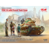 Icm maquette militaire 35338 FCM 36 avec &eacute;quipage de char fran&ccedil;ais 1/35