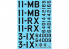 DECALQUES BERNA DECALS BD32-72 North American F-100D/F 1/32