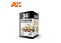 Ak interactive peinture acrylique 3G Set AK11666 COULEURS DU CAMOUFLAGE BUNDESWEHR DESERT 3 x 17ml