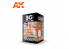 Ak interactive peinture acrylique 3G Set AK11679 COULEURS DE L'ARMÉE BRITANNIQUE EUROPE DU NORD-OUEST 1944-45 4 x 17ml