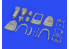 Eduard kit d'amelioration avion brassin 648599 Cameras F-6D Eduard 1/48
