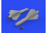 Eduard kit d'amelioration avion brassin 648615 AGM-62 Walleye I ER/ERDL 1/48