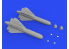 Eduard kit d'amelioration avion brassin 648615 AGM-62 Walleye I ER/ERDL 1/48