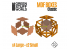Green Stuff 507973 Caisses en Bois Classiques en bois MDF 1/72 1/35 et 1/48