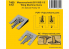Cmk kit d'amelioration 7460 Mitrailleuses d'ailes Messerschmitt Bf 109E-1/5 Kit Special Hobby 1/72