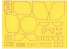 T-Model TK72009 Masque a peinture pour M1114 US HMMWV 1/72