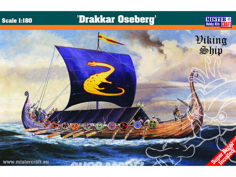 Master CRAFT maquette bateau 042097 Drakar Oseberg 1/180