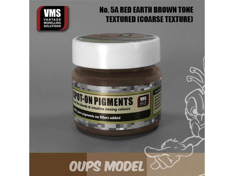 VMS Spot-On Pigments No5aCT Terre rouge ton brun Coarse tex 45ml