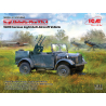 Icm maquette militaire 35584 le.gl.Einheits-Pkw Kfz.4 V&eacute;hicule antia&eacute;rien l&eacute;ger allemand WWII 1/35