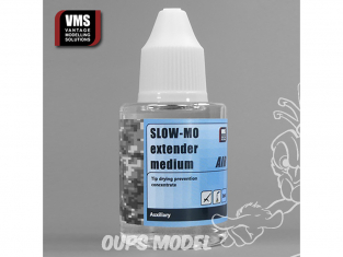 VMS AX07 Slow-Mo paint aux extender for airbrush Enamel - Retardateur de séchage enamel pour aérographe 50ml