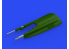 Eduard kit d'amelioration avion brassin 648626 Gun barrels MiG-15 Bronco / Hobby 2000 1/48