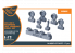 Clear Prop kit d'amelioration avion CPA72016 Jeu de roues UH-2 SEASPRITE (toutes versions) 1/72