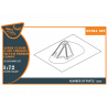 Clear Prop kit d'amelioration avion CPA72029 canopy A5M2b Claude (version tardive) form&eacute; sous vide 1/72