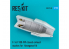 ResKit kit d'amelioration Avion RSU72-0088 Tuyère fermée F-16 F100-PW pour kit Hasegawa 1/72