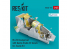 ResKit kit d'amelioration Helico RSU48-0118 Kit cockpit Mi-24 (V) avec décalcomanies Quinta Studio 3D pour kit Zvezda 1/48