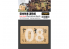 Liang Model 0008 Pochoir aérographe ecaillage peinture 1/24 - 1/35 - 1/48
