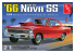 AMT maquette voiture 1198 1966 Chevy Nova SS (2 'n 1) 1/25
