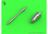 Master Model AM-32-124 Dassault Mirage 2000 Tube pitot et sonde de ravitaillement 1/32