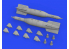 Eduard kit d'amelioration brassin 672268 CPU-123 Paveway II 1/72