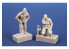 Cmk figurine F72372 Mécaniciens Allemand d'un He 162A 2 pièces 1/72