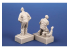 Cmk figurine F72372 Mécaniciens Allemand d'un He 162A 2 pièces 1/72