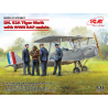 Icm maquette avion 32037 DH. 82A Tiger Moth Avion d'entra&icirc;nement britannique inclus RAF cadets 1/32