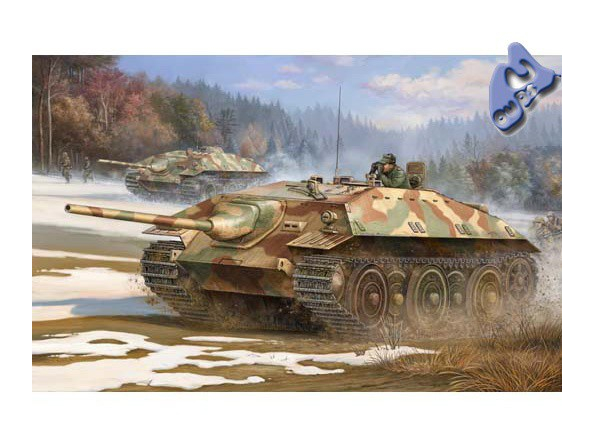TRUMPETER maquette militaire 00383 CANON D&39ASSAUT ANTI-CHARS E-2